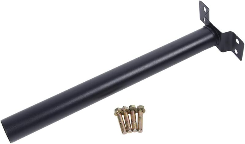 BootyBay 50 cm-es Kültéri Fali Lámpatartó Rúd - Napelemes Utcai Világításhoz, Csűrlámpákhoz, Fákhoz - Univerzális Fali Konzol