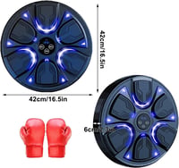 BootyBay Bluetooth zenés boxgép falra szerelhető edzéshez kesztyűvel 2