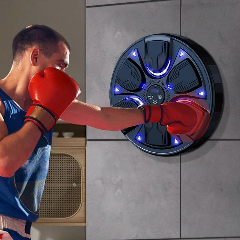 BootyBay Bluetooth zenés boxgép falra szerelhető edzéshez kesztyűvel