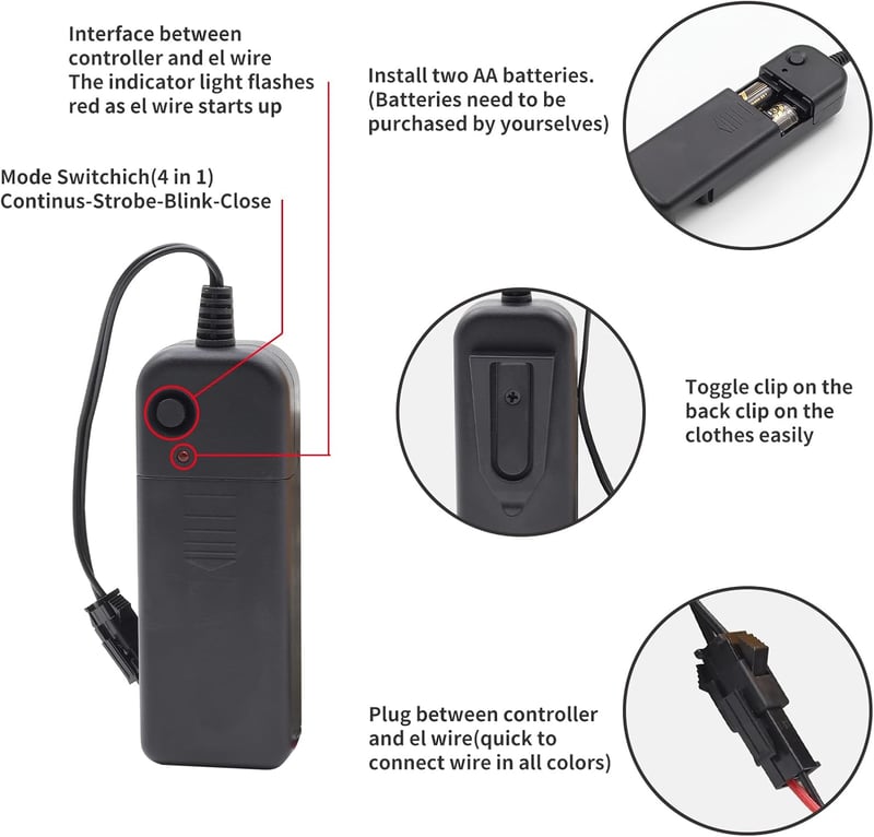 BootyBay Elektrolumineszcens Panel Lámpa - Vágható EL Papír Fénylap Dekorációhoz, Cosplayhez, Figyelmeztető Jelzésekhez - Fehér Fény 10x10cm