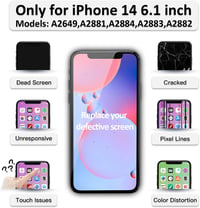 BootyBay iPhone 14 kijelző csere LCD 6.1" teljes szett szerelőkészlettel 2