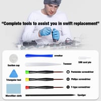 BootyBay iPhone 14 kijelző csere LCD 6.1" teljes szett szerelőkészlettel 5