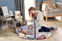 BootyBay Kinderkraft 4SMART Játszószőnyeg Kontrasztos Érzékfejlesztő Szenzoros Takaró 2