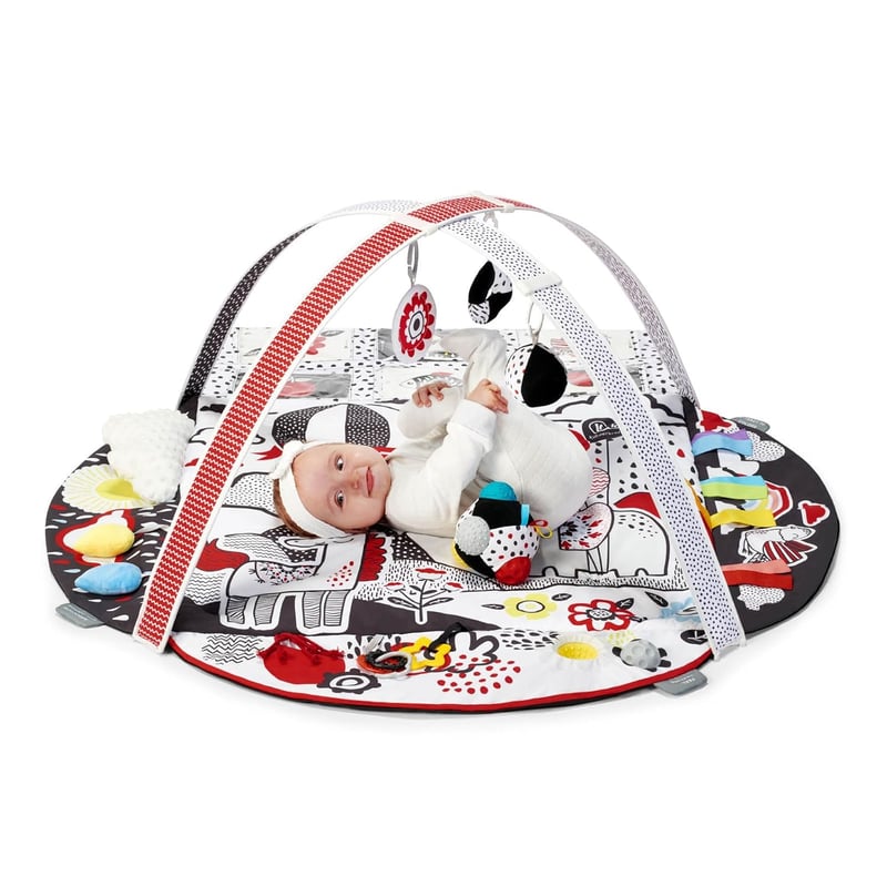 BootyBay Kinderkraft 4SMART Játszószőnyeg Kontrasztos Érzékfejlesztő Szenzoros Takaró