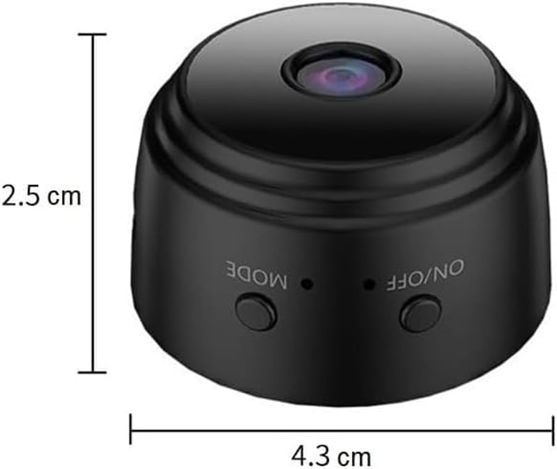 BootyBay Mini WiFi Biztonsági Kamera - Rejtett Megfigyelés Autóhoz, Lakáshoz és Irodához