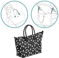 BootyBay Mommy Bag Fekete Pelenkázó Táska Anyukáknak 2