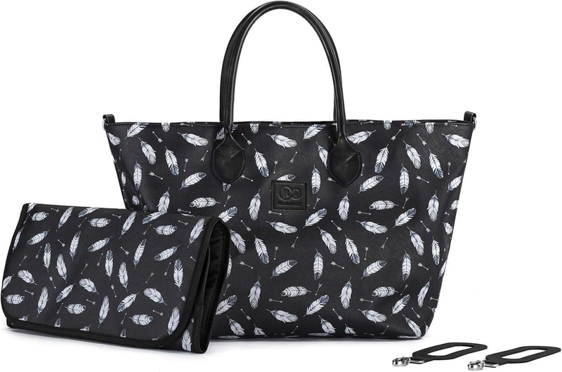 BootyBay Mommy Bag Fekete Pelenkázó Táska Anyukáknak