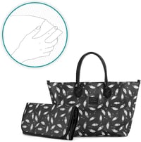 BootyBay Mommy Bag Fekete Pelenkázó Táska Anyukáknak 4