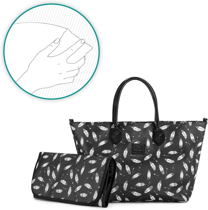 BootyBay Mommy Bag Fekete Pelenkázó Táska Anyukáknak
