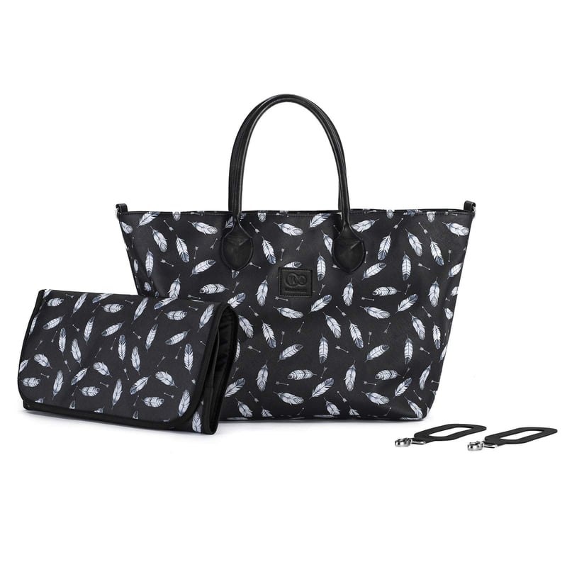 BootyBay Mommy Bag Čierna prebaľovacia taška pre mamičky
