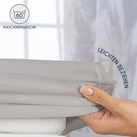 BootyBay Pamut Jersey Gumis Lepedő Szett - 2 db Fehér és Szürke Lepedő Kiságyba 60x120 cm - Puha Elasztikus Pamut Lepedő Babáknak 6