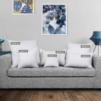 BootyBay Párnahuzat Belsőkissen Díszpárna Fehér 70x70 cm 2 db 2