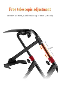 BootyBay PXN A9 Versenykormány Állvány - Összecsukható, Dönthető, Univerzális Váltókarral Logitech G25/G27/G29/G920 és Thrustmaster Kormányo 5