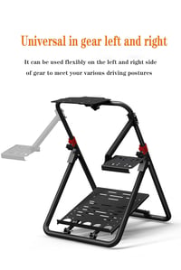 BootyBay PXN A9 Versenykormány Állvány - Összecsukható, Dönthető, Univerzális Váltókarral Logitech G25/G27/G29/G920 és Thrustmaster Kormányo 7