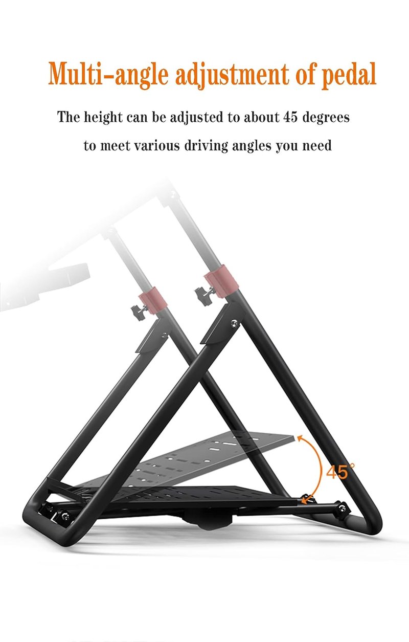 BootyBay PXN A9 Versenykormány Állvány - Összecsukható, Dönthető, Univerzális Váltókarral Logitech G25/G27/G29/G920 és Thrustmaster Kormányo