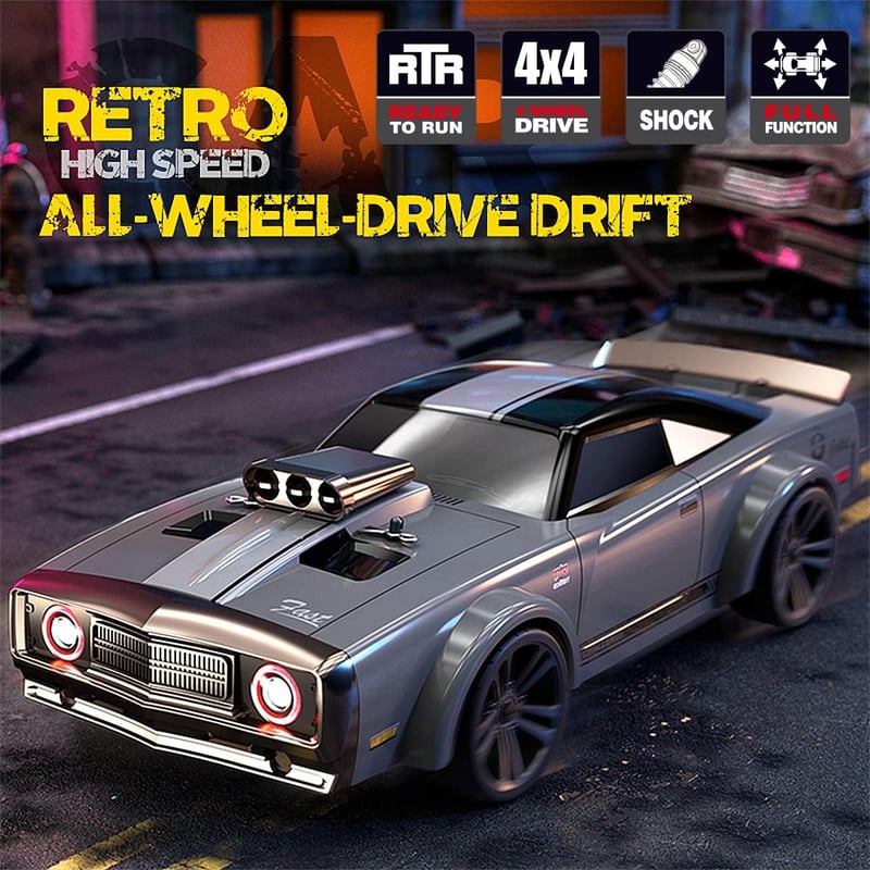 BootyBay RC Drift Autó 1:16 2.4GHz 35km/h 4WD LED Fénnyel Verseny Terepjáró