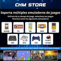 BootyBay Retro Játékkonzol 4K HDMI - 25.000 Előtelepített Játékkal, 64GB USB Memóriával, 2 Vezeték Nélküli Kontrollerrel, TV-hez Csatlakozta 4