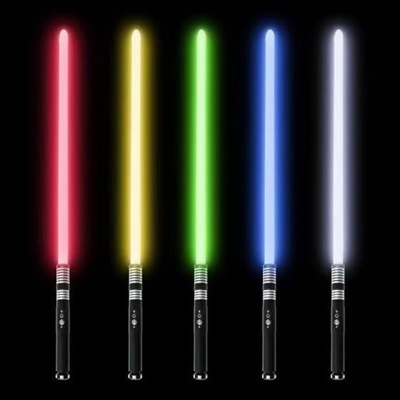 BootyBay RGB Lézer Kard Végtelen Szín Változás 10 Hang Effekt Fém Nyél