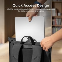 BootyBay Rolltop Laptop Hátizsák 25-30L Vízálló Utazási Munka Kollégium 6