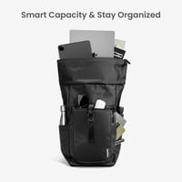 BootyBay Rolltop Laptop Hátizsák 25-30L Vízálló Utazási Munka Kollégium 3