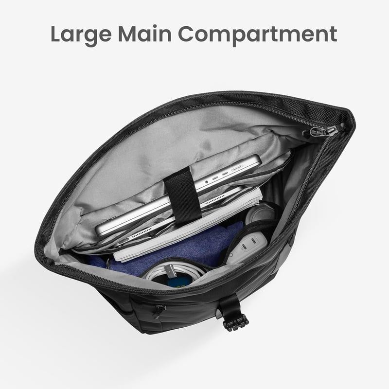 BootyBay Rolltop Laptop Hátizsák 25-30L Vízálló Utazási Munka Kollégium