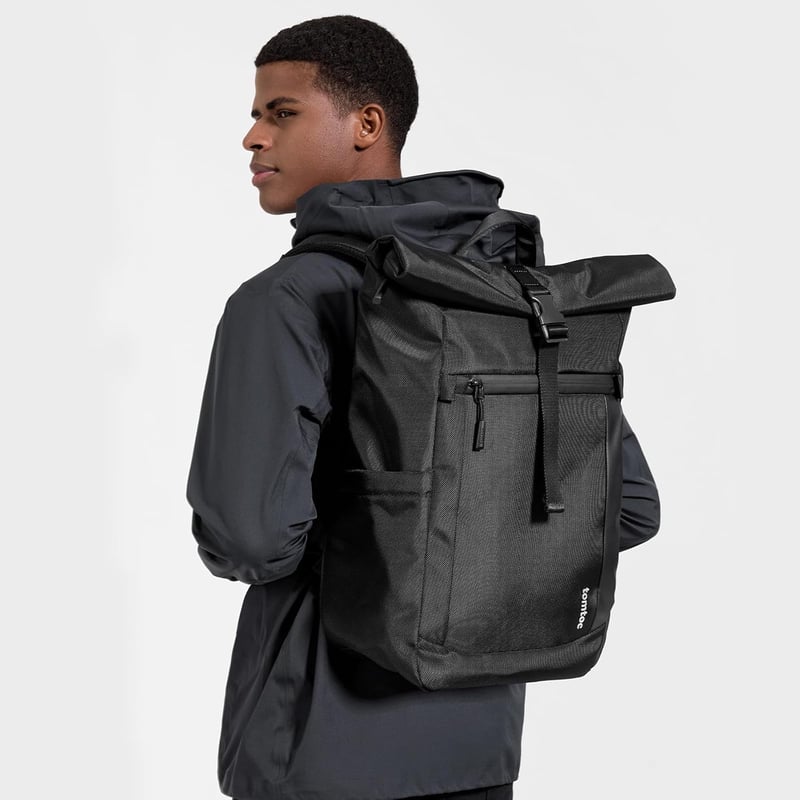 BootyBay Rolltop Laptop Hátizsák 25-30L Vízálló Utazási Munka Kollégium