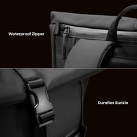 BootyBay Rolltop Laptop Hátizsák 25-30L Vízálló Utazási Munka Kollégium 7