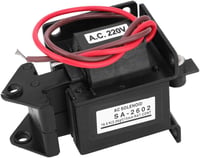 BootyBay SA-2602 AC Elektromágnes 220V Push-Pull Szolenoid, 19.6N Húzóerő, 15mm Löket, 50/60Hz Ipari Elektromágnes 6