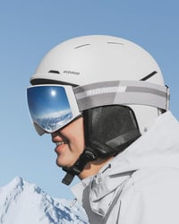 BootyBay Unisex Síszemüveg - Szemüvegeseknek is, Cserélhető Lencsékkel, OTG UV Védelem, Sisakkompatibilis, Páramentes Szférikus Sí és Snowbo 6