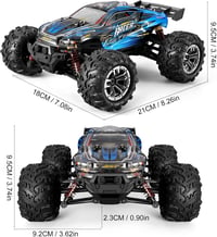 BootyBay YC100 Távirányítós Autó - 36+ km/h Sebességű 1:20 RC Monster Truck - 4WD Terepjáró Elektromos Crawler 2 Akkumulátorral Gyerekeknek  7