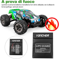BootyBay YC200 1/16 Távirányítós Autó 45+ km/h Sebességgel - 4WD Terepjáró Vízálló RC Autó, 55 Perc Üzemidő, 3m Kábel, Gyerekeknek és Felnőt 6