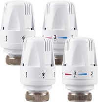 BORDEAG Termosztátfej 4 db M30x1.5 Radiátor Termosztát Fűtésszabályozó 1
