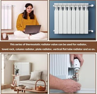 BORDEAG Termosztátfej 4 db M30x1.5 Radiátor Termosztát Fűtésszabályozó 4