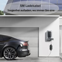 BORENOR Type 2 Schuko 3.7kW hordozható EV töltőkábel 16A 5m 7