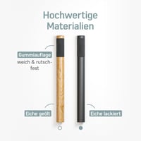 Suport de perete pentru bicicletă din lemn Borgen, 27 cm, negru, capacitate 20 kg, pentru biciclete de șosea, MTB și electrice 5