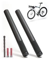 Suport de perete pentru bicicletă din lemn Borgen, 27 cm, negru, capacitate 20 kg, pentru biciclete de șosea, MTB și electrice 1