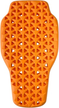 BORLENI Kivehető Motoros Hátvédő Protektor CE-1 Tanúsítvánnyal - 42×23 cm PU Memóriahabos, Narancssárga, Állítható, Szellőző Motorosoknak 1