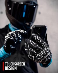 BORLENI Nyári Motoros Kesztyű - Légáteresztő, Érintőképernyős, Teljes Ujjas, Unisex Biciklis Kesztyű M-es Méretben, Chartreuse Színben 6