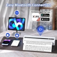 BORN4SHIP hordozható termikus nyomtató Bluetooth A4 Android iOS kompatibilis 2