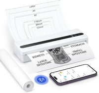 BORN4SHIP hordozható termikus nyomtató Bluetooth A4 Android iOS kompatibilis 1