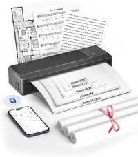 BORN4SHIP P83 hordozható A4 termális nyomtató iOS Android Bluetooth 1