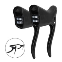 BOROCO brzdové páky na bicykel, 1 pár, hliníková zliatina, pre horské a cestné bicykle, MTB, čierne 6