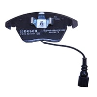 Plăcuțe de frână Bosch 0986424797 pentru puntea față, compatibile cu Audi A3, A3 Quattro, A3 Sportback, cu certificare ECE R90 4