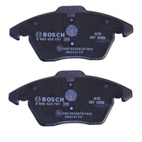 Plăcuțe de frână Bosch 0986424797 pentru puntea față, compatibile cu Audi A3, A3 Quattro, A3 Sportback, cu certificare ECE R90 5