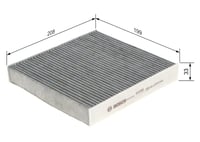 Filtru de polen Bosch 1987435031 - Filtru de aer habitaclu pentru autoturisme 2
