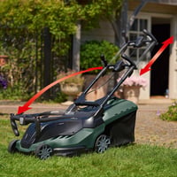 Mașină de tuns iarba Bosch AdvancedRotak 750, motor pe benzină, utilaj de grădină rotativ cu performanță eficientă 6