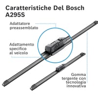 Sada predných stieračov Bosch Aerotwin A295S - 600 mm / 400 mm - kompatibilné s Citroën C3 Picasso, C4 III, DS3, Fiat Doblo, 2 ks 6