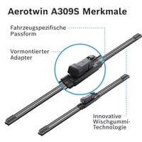 Set ștergătoare Bosch Aerotwin A309S - 650 mm / 475 mm - 3397007309 6