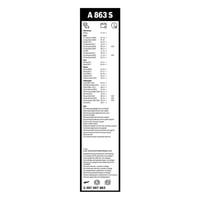 Bosch Aerotwin A863S lapos ablaktörlő készlet - 650mm/450mm - 1 pár első törlő 3