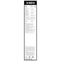 Set metlica brisača Bosch Aerotwin A933S - 550mm/550mm - 2 kom - Za prednje vjetrobransko staklo 3